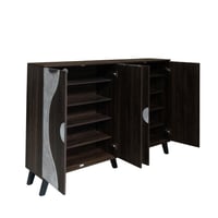 خزانة أحذية قسمين بتصميم فاخر