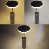 مصباح طاولة كهربائي (USB) يعمل باللمس 3 ألوان - أب...