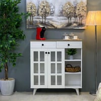 ركن قهوة بتصميم فاخر و أنيق - لون أبيض