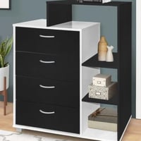 وحدة تخزين مودرن - لون أسود و أبيض