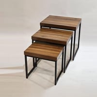 طقم طاولات خدمة 3 قطع بتصميم رائع و مميز