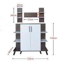 ركن قهوة مودرن - لون أبيض و بني