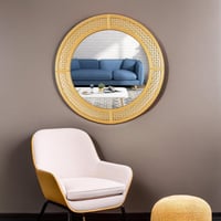 مرايا جدارية مودرن - لون ذهبي