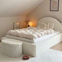 سرير اطفال - لون اوف وايت - تفاصيل عصرية