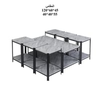 طقم طاولات خدمة 7 قطع بتصميم أنيق و مميز