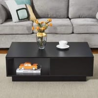 طاولة قهوة مودرن - لون أسود