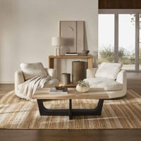 طقم كراسي مفردة عصري - لون بيج