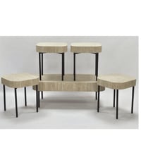 طقم طاولات 5 قطع - يناسب البيوت العصرية