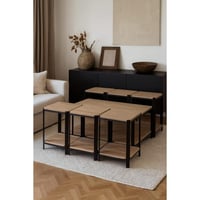 طقم طاولات خدمة 7 قطع بتصميم أنيق و مميز