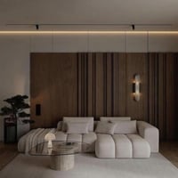 كنب زاوية حرف L - بلون اوف وايت عصري