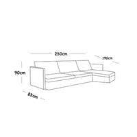 كنب زاوية حرف L بتصميم أنيق و مميز - لون بيج رائع