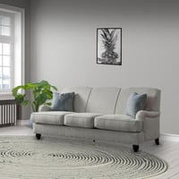 كنب ثلاث مقاعد - رمادي