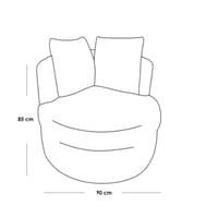 كرسي جانبي قطعتين سكاي