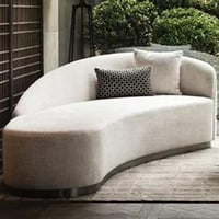 كنبة ثنائية مودرن - لون بيج