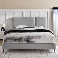 سرير مودرن - لون رمادي - جودة عالية