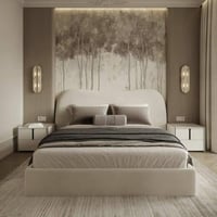 سرير نوم مودرن - لون اوف وايت - شكل معاصر