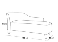 شيزلونج اسود ملكي مودرن