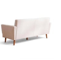 كنبة مقعدين بلون بيج انيق