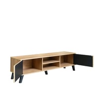 طاولة تلفزيون - لون بيج - تصميم عصري ومميز