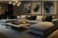 كنب زاوية حرف U بيانس