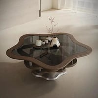 طاولة مودرن بتصميم مميز وعصري - بني