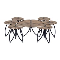 طقم طاولات خدمة 7 قطع بتصميم عصري و راقي