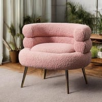 كرسي بوكليه مودرن - لون وردي