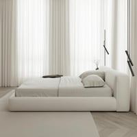 سرير أنيق - بتصميم فخم- طابع عصري