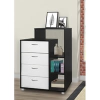 وحدة تخزين مودرن - لون أسود و أبيض