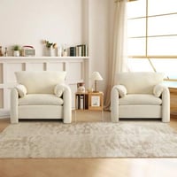 طقم كراسي مفردة بلون بيج رائع