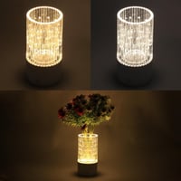 مصباح طاولة كهربائي (USB) يعمل باللمس 3 ألوان - أب...