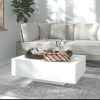 طاولة قهوة مودرن - لون أبيض