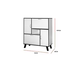 وحدة تخزين مودرن - لون أبيض و أسود