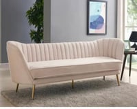 طقم كنب 3 قطع - بيج