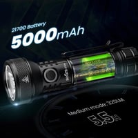 كشاف Sofirn IF22A LED قوي 2100 لومن - مدى 700 متر...