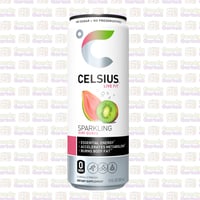 مشروب سيلسيوس خالي السكر بنكهة الكيوي والجوافة 355...