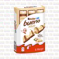 كيندر بوينو شوكولاته بيضاء 6 قطع الوزن الكلي 117 ج...