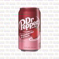 مشروب دكتور بيبر بالفراولة والكريمة 355 مل Dr Pepp...