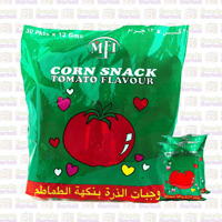 شبس ذرة زمزم وجبات الذره بنكهة الطماطم 30ك يس-12جر...