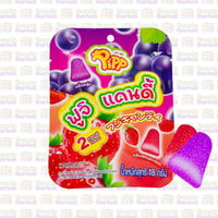 بيب حلوى جيلي نكهتي العنب والفراولة 18 جرام مستورد...