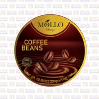 حلاوة فواكه موللو دروبس نكهة القهوة 200 جرام MOLLO...