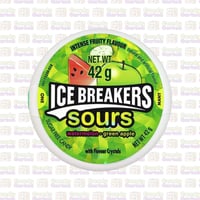 حلوى ايس بريكرز بالبطيخ والتفاح الأخضر 42 جرام مست...