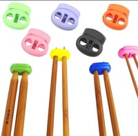 2 قطعتان اقفال لسنارات التريكو للحياكة اليدويه