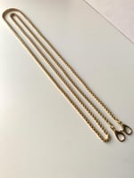 حزام سلسلة نحيف للشنط (ذهبي-فضي)