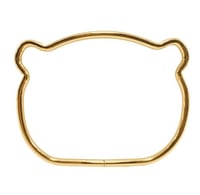 زوج مقبض القطه مسكة شنطة (ذهبي)