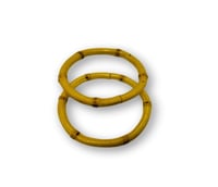 زوج حلقات دائريه من الخيزران