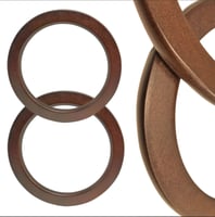 زوج يد خشبيه دائريي للشنطه (مسكة)