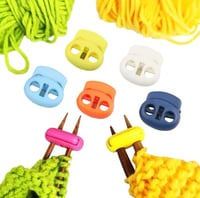 2 قطعتان اقفال لسنارات التريكو للحياكة اليدويه