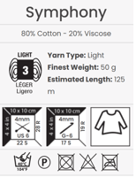 يارن ارت سيمفوني 2104 Symphony