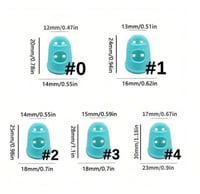 5 قطع حامي الاصابع بمقاسات مختلفة